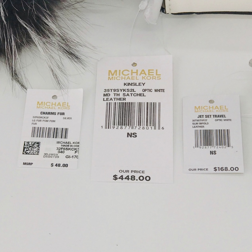 3PCS Michael Kors Kinsley Satchel Wallet Charms - Picture 8 of 8